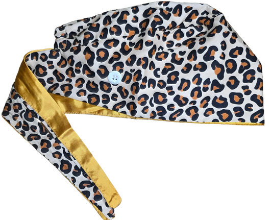 Leopard Scrub Cap